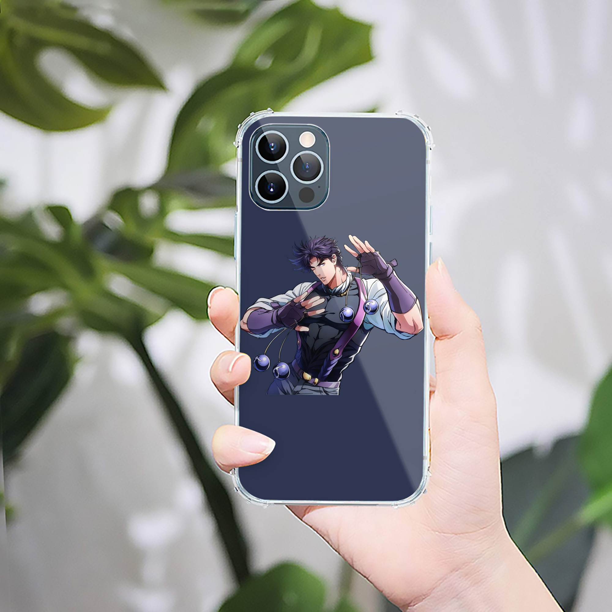 （画像用） ジョジョの奇妙な冒険 JoJo's Bizarre Adventure 【iPhone 12シリーズ対応】透明スマホケース（クリアソフトケース）